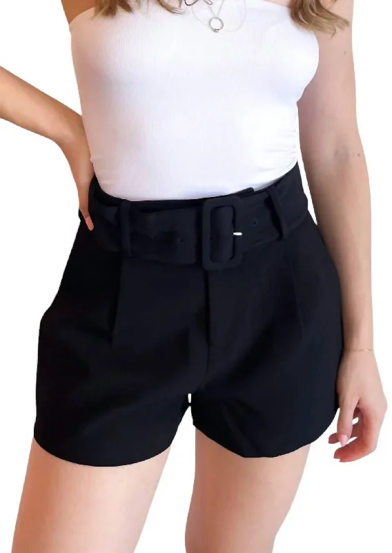 Timeless clothing pieces every woman should own   Our Lips Are Sealed Shorts In Black