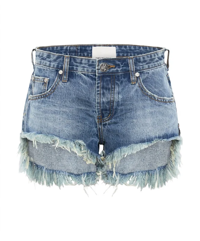 Versatile fashion for every type of woman   Pacifica Bonitas Low Waist Denim Shorts