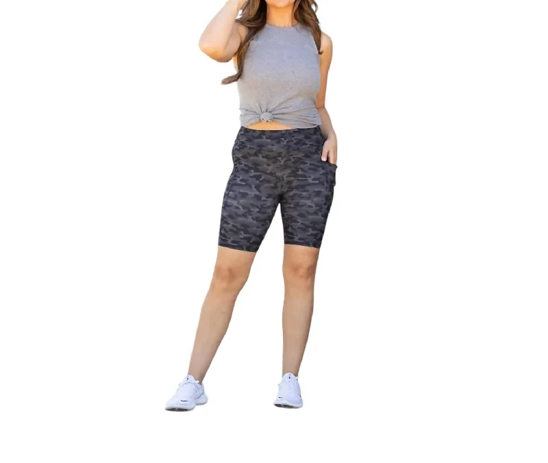 Fashion-forward styles that make a statement   Maverick Biker Shorts In Camo