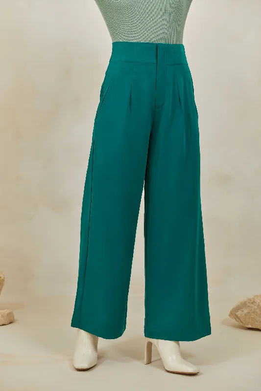 Effortlessly stylish outfits for the modern woman   Alexia High Rise Trousers - Jade