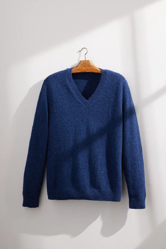 Curated collections for modern, fashionable women   Men's Baby Alpaca V-neck Sweater