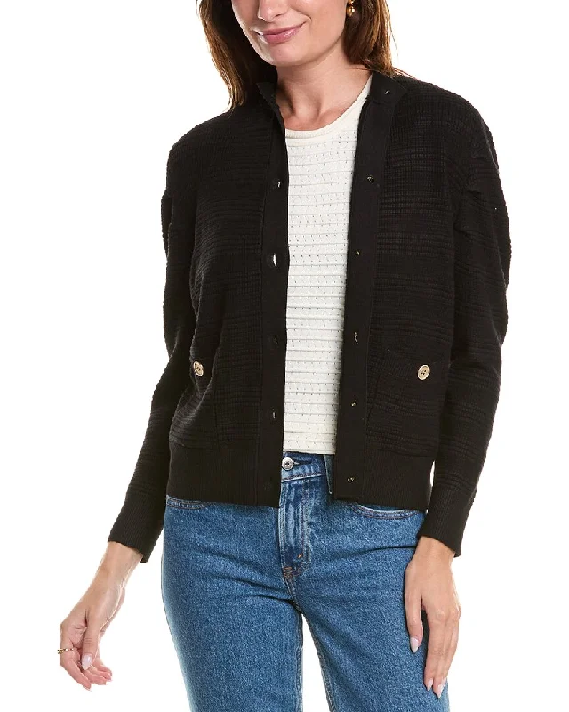 Bold and sophisticated looks for every woman   YAL New York Pocket Front Cardigan