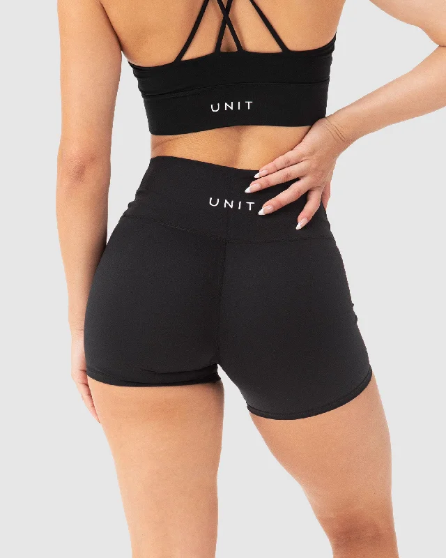 Stylish and comfortable outfits for women   UNIT Tempo Ladies Mini Active Shorts