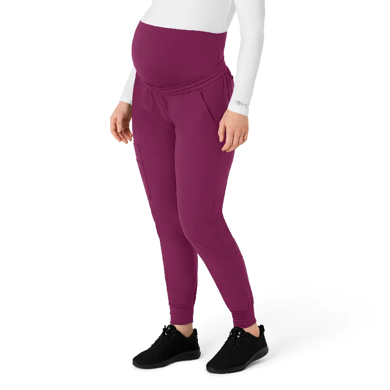 Women’s clothing that fits your personality and style   Carhartt Force Essentials Women's Maternity Jogger Scrub Pant - Wine