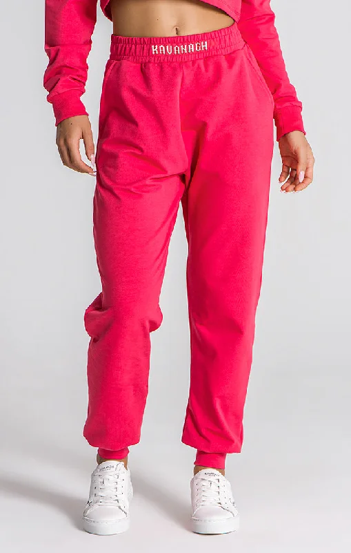 Dress up or down with these versatile pieces   Pink IDGAF Loose Joggers